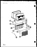 Page 1 Diagram and Parts List for CES1123R P9920809R Amana Air Conditioner