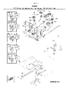 Burner Diagram and Parts List for 79074423810  Kenmore Range
