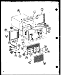 Page 1 Diagram and Parts List for ES5P2MS P9931503R Maytag Air Conditioner