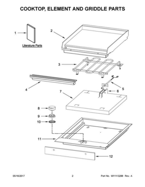 Part Location Diagram of W11688797 Whirlpool PANL-CNTRL