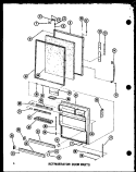 REF DOOR PARTS Diagram and Parts List for BCI20D P6023524W Amana Refrigerator