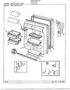 Part Location Diagram of 68130-83 Maytag DISCONTINUED