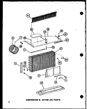 Page 1 Diagram and Parts List for ES1093HER P6968402R Maytag Air Conditioner