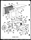 Page 2 Diagram and Parts List for ES1093HER P6968402R Maytag Air Conditioner