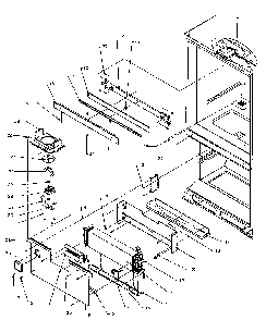 Evaporator Area Diagram and Parts List for BQ20RBW-P1161502WW  Amana Refrigerator