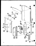 Page 10 Diagram and Parts List for WES1093HES P6968412R Amana Air Conditioner