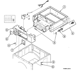 Wrapper Assy Diagram and Parts List for SWFX74NN4000  Speed Queen Washer
