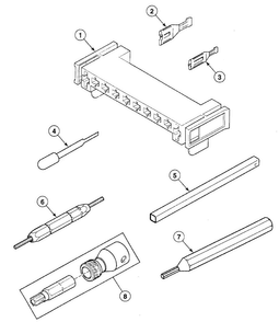 Tools Diagram and Parts List for SSET17QF1500  Speed Queen Dryer