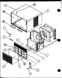 Page 1 Diagram and Parts List for 12C3T P1118104R Maytag Air Conditioner