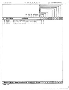 Unit Compartment And System Page 3 Diagram and Parts List for 21974A  Admiral Refrigerator