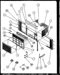 Page 1 Diagram and Parts List for 9P2MC P1162106R Amana Air Conditioner