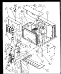 Page 3 Diagram and Parts List for 18C3EV P1156703R Amana Air Conditioner