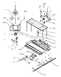 Compressor Compartment Diagram and Parts List for BQ20RBW-P1161502WW  Amana Refrigerator