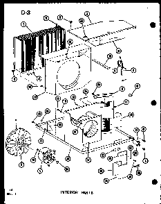 Section 5 Diagram and Parts List for 218-3K P67535-5R Amana Air Conditioner