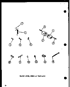 Section 7 Diagram and Parts List for LW3603L P1122406WL Amana Washer