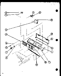 Section 6 Diagram and Parts List for LWD352L P1122902WL Amana Washer