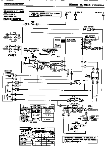 Wiring Schematic Diagram and Parts List for AH01485UA  Amana Microwave