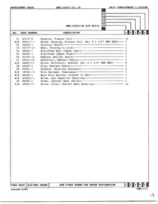 Unit Compartment And System Page 3 Diagram and Parts List for 24902A  Admiral Refrigerator