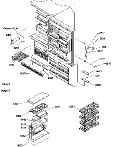 Door Handles & Accessories Diagram and Parts List for BR22S6E-P1196706WE  Amana Refrigerator