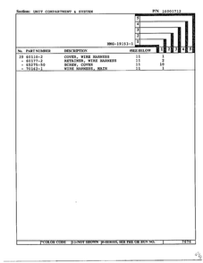 Unit Compartment And System Page 3 Diagram and Parts List for 19153-1  Admiral Refrigerator