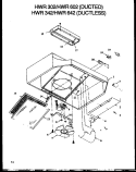 HWR 302 / HWR 602 Diagram and Parts List for HWR3421L P1175104S Amana Range Hood