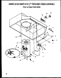 Part Location Diagram of 0088167 Whirlpool Fan Motor