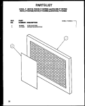 Page 6 Diagram and Parts List for RVHRC1 P1154801S Amana Range Hood