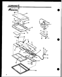 Page 1 Diagram and Parts List for AKG-1B P8512401S Amana Cooktop