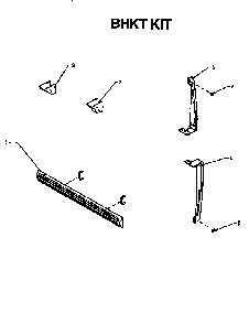 Bhkt Kit Diagram and Parts List for TXI22R2-P1168014W  Amana Refrigerator