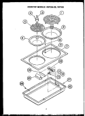 COOKTOP MODULE - XST205 - 2B / XST305 Diagram and Parts List for FET265  Amana Cooktop