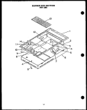Part Location Diagram of 0300166 Whirlpool Metal Cooktop