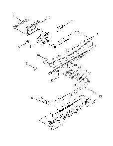 Control Panel And Latch Parts Diagram and Parts List for 66512833K313  Kenmore Dishwasher