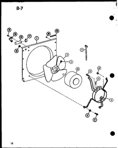 Part Location Diagram of D6844001 Whirlpool Fan Motor