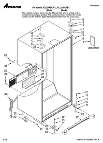 Part Location Diagram of 12479808 Whirlpool COVER-VALV