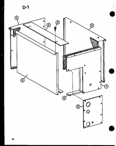 (d67635-16) (d67635-20) (d67635-24) (d67635-28) Diagram and Parts List for XFC35AOV-A P68926-3C Amana Air Conditioner
