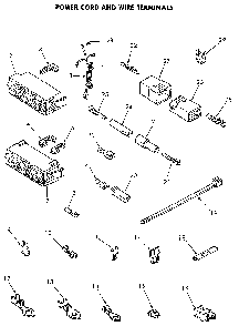 Miscellaneous Diagram and Parts List for NA6821L33838  Speed Queen Washer