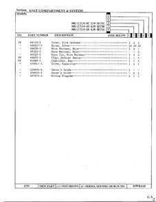 Unit Compartment & System Page 3 Diagram and Parts List for 21514-0A  Admiral Refrigerator