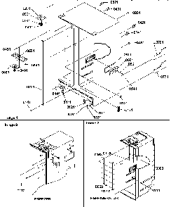 Liners Diagram and Parts List for SRDE25TPE-P1190314WE  Amana Refrigerator