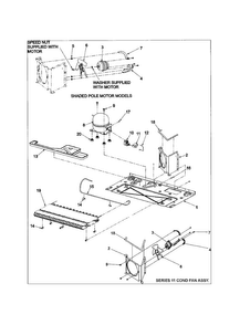 Compressor Diagram and Parts List for ABD2533DES0  Amana Refrigerator