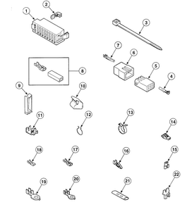 Terminals 2 Diagram and Parts List for SWT820WN  Speed Queen Washer