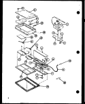 Page 1 Diagram and Parts List for AKG20C P8512406S Amana Cooktop