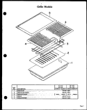 Part Location Diagram of 4350 Whirlpool GRILLE