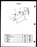 Page 6 Diagram and Parts List for XST-310  Amana Cooktop
