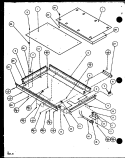 Page 1 Diagram and Parts List for AK2H30HRW P1119911S Amana Cooktop