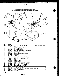 Icemaker Diagram and Parts List for TX20QBG-P1111704WG  Amana Refrigerator