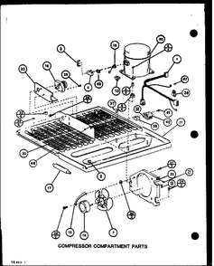 Section 13 Diagram and Parts List for BR20N-P7812526W  Amana Refrigerator