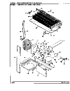 Unit Compartment & System Diagram and Parts List for HRNT1919 BF65B Maytag Refrigerator