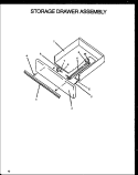 STORAGE DOOR ASSY Diagram and Parts List for SBC24FX5 P1142295N L Amana Range