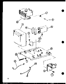 Magnetron Diagram and Parts List for RS-7A P75589-8M Amana Microwave