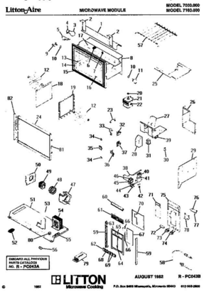 Part Location Diagram of M7D494 Whirlpool Touchpad